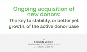 Donor Acquisition